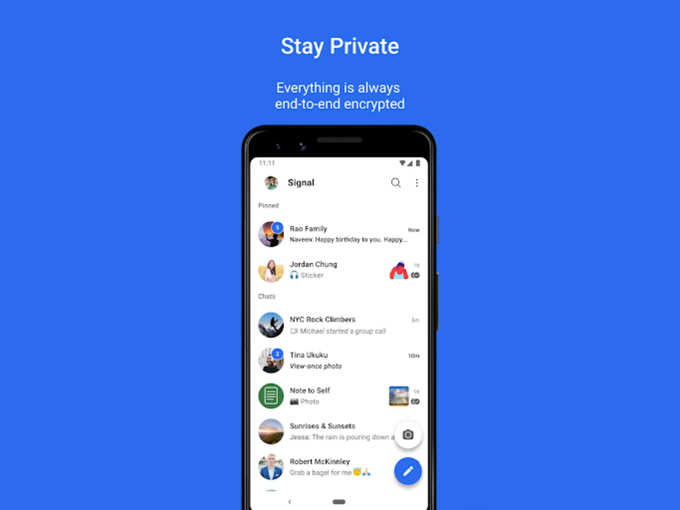 signal private messenger.