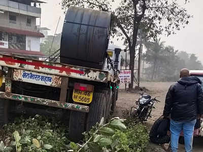 भयंकर! मुंबई-गोवा हायवेवर लघुशंकेसाठी तिघे उतरले, इतक्यात भरधाव ट्रेलर आला अन्...