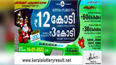 Christmas New Year Bumper BR-83 Lottery: 12 കോടിയുടെ ഭാഗ്യവാനെ ഇന്നറിയാം