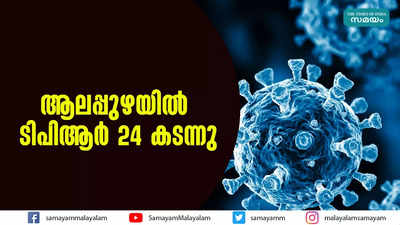 ആലപ്പുഴയിൽ ടിപിആർ 24 കടന്നു 