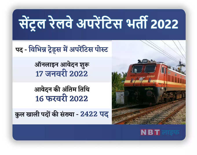 सेंट्रल रेलवे अपरेंटिस भर्ती 2022 copy