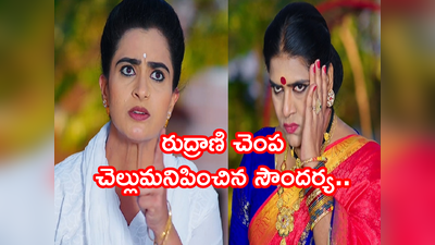 Karthika Deepam జనవరి 18 ఎపిసోడ్: సౌందర్య ఆవేశానికి రుద్రాణి బలి.. పిల్లి గడ్డం మొత్తం చెప్పేశాడు 