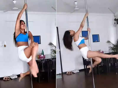 Pole dance में माहिर हो गई हैं निया शर्मा, दिखाया ट्रेनर की तारीफ का क्या फायदा हुआ