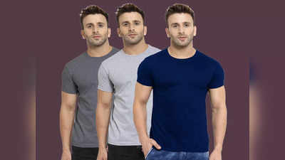 Men’s Regular T-shirt Combo सोबत मिळवा ७० टक्क्यांपर्यंत डिस्काऊंट आणि कुल लुक