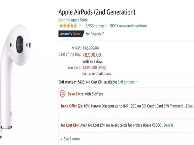 apple airpods amazon