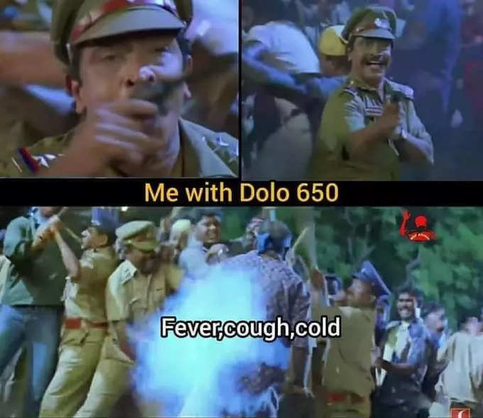 Dolo 650 மாத்திரை... வைரலாகும் மீம்ஸ்...