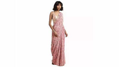 ಸಿಂಪಲ್ ಸೀರೆಯೊಂದಿಗೆ ಆಕರ್ಷಕ ಲುಕ್ ಪಡೆಯಲು floral print sarees ಧರಿಸಿ