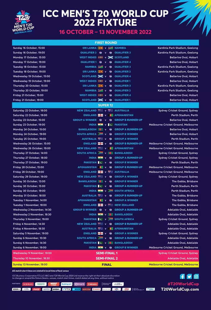 WC-Schedule