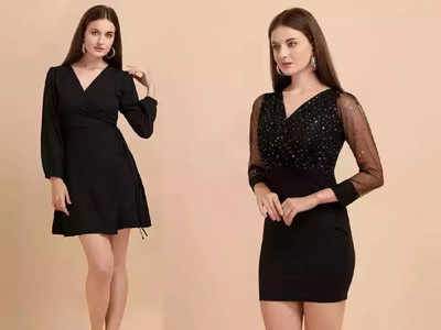 ಬೋಲ್ಡ್ , ಫ್ಯಾಷನೇಬಲ್ ಲುಕ್ ಗಾಗಿ ಟ್ರೈ ಮಾಡಿ black party dress