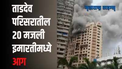 मुंबईतील ताडदेवमध्ये २० मजली इमारतीला आग, १० जण जखमी