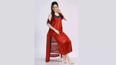 red night gown मध्ये मिळवा अनेक पर्याय, मिळवा हवा तसा लुक