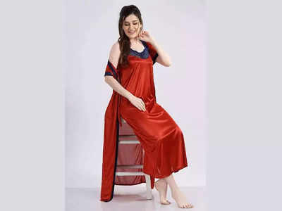 red night gown मध्ये मिळवा अनेक पर्याय, मिळवा हवा तसा लुक