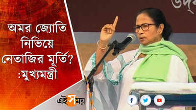 অমর জ্যোতি নিভিয়ে নেতাজির মূর্তি বসালে দেশপ্রেম হয় না: মুখ্যমন্ত্রী