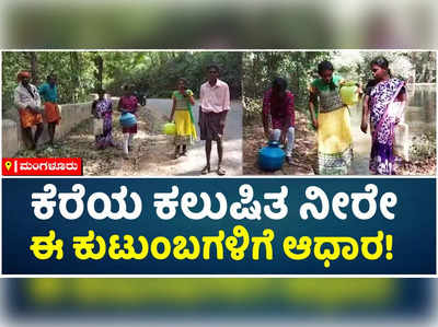 ಕೆರೆಯ ಕಲುಷಿತ ನೀರೇ ಈ ಕುಟುಂಬಗಳಿಗೆ ಆಧಾರ: ಜೀವಜಲ ಸಿಗುವುದು ಯಾವಾಗ?