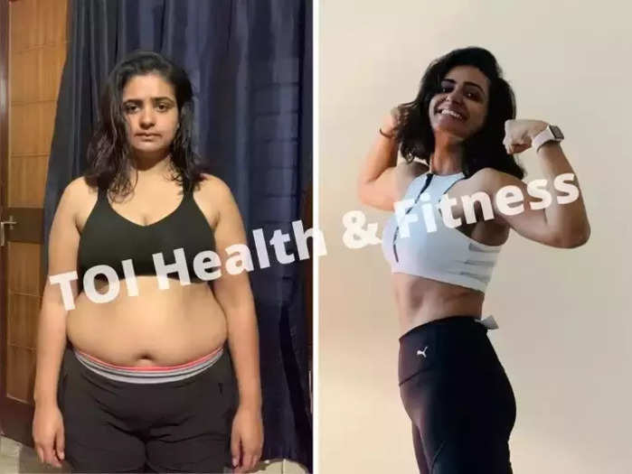 weight loss from 80 kgs to 55 kgs this is how diet and workout helped her lose weight