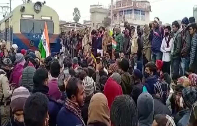 Bihar Railway aspirants Protest