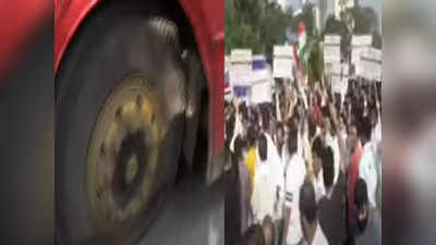 Mumbai:टिपू सुलतानाच्या नावाचा वाद पेटला, भाजप-बजरंग दलाचं आंदोलन; बेस्ट बसेसची हवा काढली