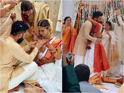 Mouni Roy Wedding First Photo: मौनी रॉय और सूरज नाम्बियार की हो गई शादी, मंडप से आई पहली तस्वीर