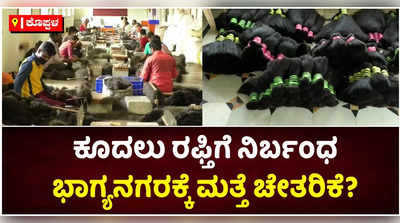 ಕೂದಲು ರಫ್ತಿಗೆ ಕೇಂದ್ರದ ನಿರ್ಬಂಧ! ಚೇತರಿಕೆಯತ್ತ ಕೊಪ್ಪಳದ ಭಾಗ್ಯನಗರದ ಕೂದಲು ಸಂಸ್ಕರಣಾ ಘಟಕ