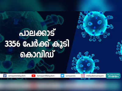 പാലക്കാട് 3356 പേർ‍ക്ക് കൂടി കൊവിഡ് 