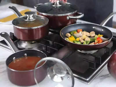 दिसायला स्टायलिश असण्यासोबतच मजबूत सुद्धा आहेत हे non stick cookware Set , यात आहे सिरॅमिक नॉनस्टिक कोटिंग