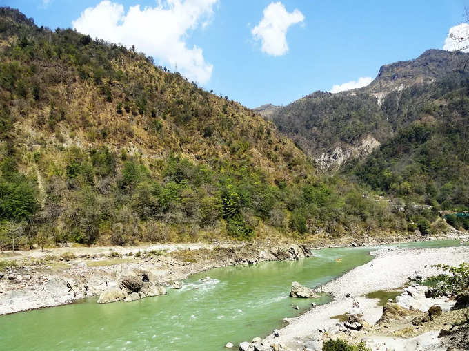 ऋषिकेश में गंगा बीच - Ganga Beach in Rishikesh