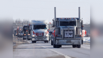 Justin Trudeau: कनाडा के प्रधानमंत्री आवास को 20 हजार ट्रकों ने घेरा, भागे जस्टिन ट्रूडो, 70 किमी लंबी लाइन