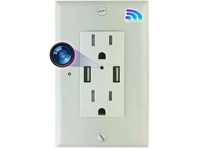 hidden camera in plug point.