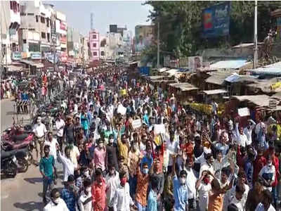 మార్కాపురాన్ని జిల్లాగా చేయాలంటూ వేలాదిగా రోడ్లపైకి.. కదంతొక్కిన పశ్చిమ ప్రకాశం