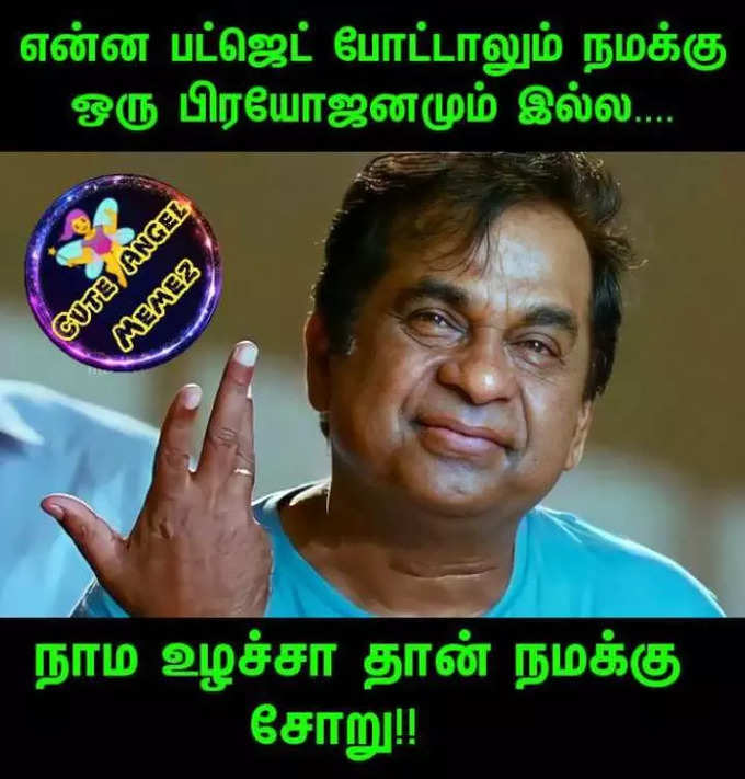 பட்ஜெட் மீம்ஸ்...