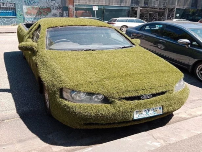 हरी भरी कार!