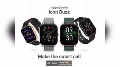 Noise ColorFit Icon Buzz स्मार्टवॉचची भारतात एन्ट्री, एका चार्जिंगवर देणार ७ दिवस साथ, किंमत कमीच