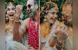 Karishma Tanna की Haldi Ceremony की तस्वीरें लाजवाब, होने वाले दूल्हे के साथ दिखा मस्ती वाला अंदाज