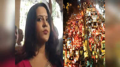 Amruta Fadnavis: वाहतूक कोंडीमुळे मुंबईतील अनेक जोडप्यांचे घटस्फोट होतायत; अमृता फडणवीसांचा दावा