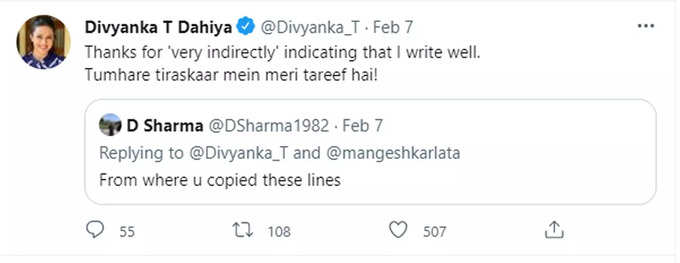 divyanka tweet