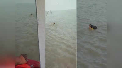 बापरे! गेटवे-मांडवा बोटीतील प्रवासी बॅगसकट समुद्रात पडला अन्....
