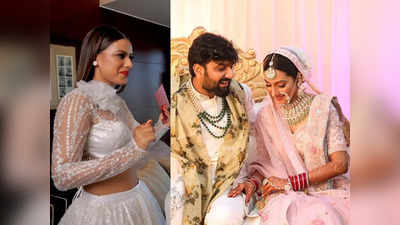 भाई की शादी में निया शर्मा पर भारी पड़ी भाभी की खूबसूरती, गुलाबी लहंगा पहनी दुल्हन के आगे गई ही नहीं किसी और पर नजर