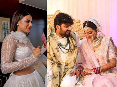 भाई की शादी में निया शर्मा पर भारी पड़ी भाभी की खूबसूरती, गुलाबी लहंगा पहनी दुल्हन के आगे गई ही नहीं किसी और पर नजर
