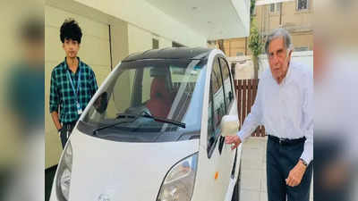 इलेक्ट्रिक अवतार में आई लखटकिया कार Tata Nano, ईवी में बैठ घूमने निकले रतन टाटा