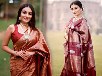 Saree At Amazon : आज भी महिलाओं की पहली पसंद है इस कलर की साड़ी, पहनने पर मिलता है सबसे हसीन लुक