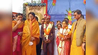 Chhattisgarh News : अनाथ बेटी का गांव में धूमधाम से हुआ विवाह, विधानसभा अध्यक्ष ने किया कन्यादान