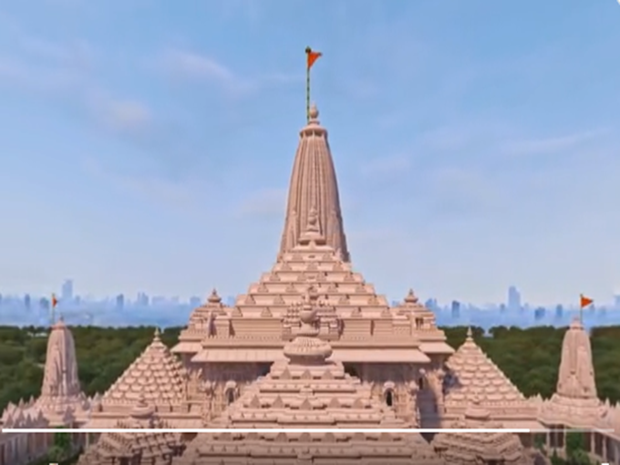 मंदिर की छत पर होगी खूबसूरत डिजाइन