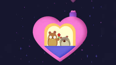 Happy Valentines day 2022: காதலர் தினத்தைக் கொண்டாடும் கூகுள்!