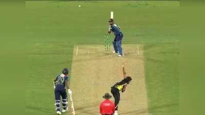 Video: क्रिकेटमधील सर्वात धोकादायक चेंडू; फलंदाज नव्हे यष्टीरक्षक घाम फुटला!