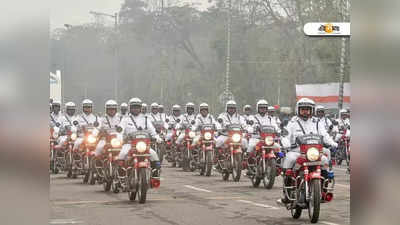 পথ-বিধি ভাঙছে পুলিশের গাড়িই