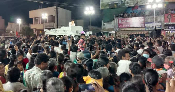 Udhayanidhi in Erode.