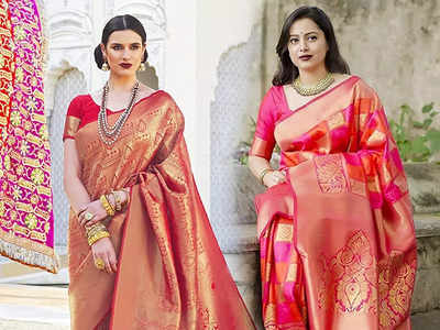बंपर छूट! शादियों में पहनने के लिए बेस्ट रहेंगी ये Banarasi Saree, इतना कम दाम सुनकर रह जाएंगे हैरान