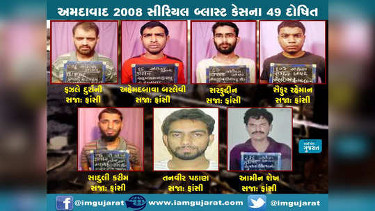 Ahmedabad Serial Blast Case: કોને ફાંસી અને કોને ફટકારાઈ આજીવન કેદ સજા? 