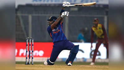 Suryakumar Yadav Fifty: कोलकाता में रात को चमका सूर्य, विंडीज के गेंदबाजों का छक्के से किया हिसाब, 200+ के स्ट्राइक रेट से यूं बरसाए रन