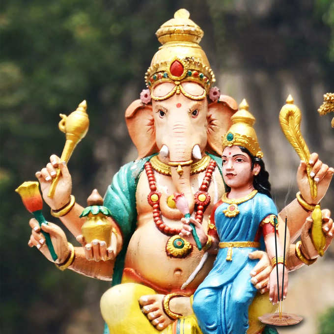 Ganesha With Lakshmi
